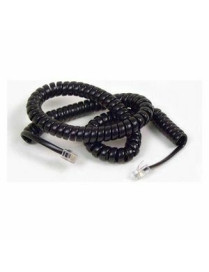 Belkin Pro Series Coiled Telephone Handset Cable - RJ-11 Male Phone - RJ-11 Male Phone - 3.66m - Black