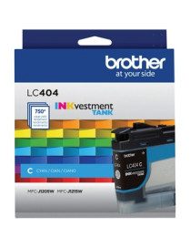 Brother INKvestment LC404C Original Standard Yield Inkjet Ink Cartridge - Single Pack - Cyan - 1 Each - 750 Pages