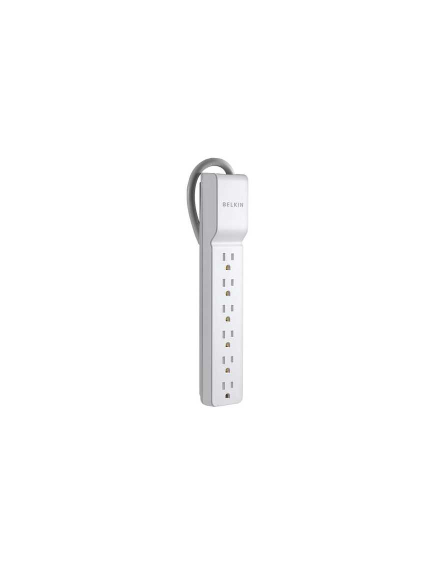 Belkin Commercial 6-Outlets Surge Suppressor - 6 x NEMA 5-15R - 1.88 kVA - 720 J - 125 V AC Input - 125 V AC Output