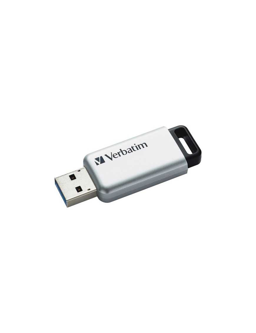 Verbatim Store 'n' Go Secure Pro USB 3.0 Drive - 16 GB - USB 3.0 - 100 MB/s Read Speed - 20 MB/s Write Speed - 256-bit AES - Lif