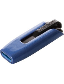 Verbatim 128GB Store 'n' Go V3 Max USB 3.0 Flash Drive - Blue - 128 GB - USB 3.0 - 175 MB/s Read Speed - 80 MB/s Write Speed - B