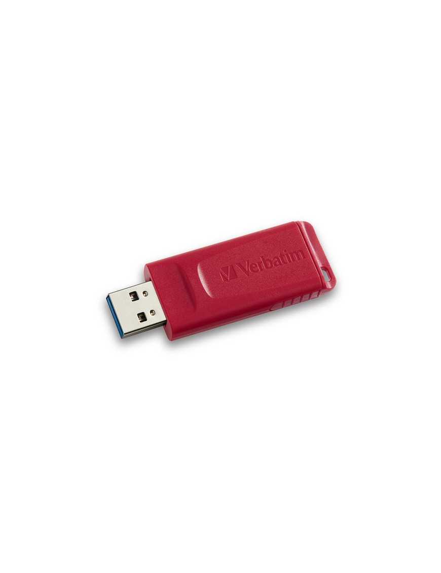 Verbatim Store 'n' Go USB Flash Drive - 32 GB - USB 2.0 Type A - Red - Lifetime Warranty - 1 Each