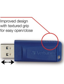 Verbatim Microban Store 'n' Go USB Flash Drive - 16 GB - USB 2.0 Type A - Blue, Green - Lifetime Warranty - 2 / Pack