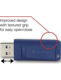 Verbatim Microban 64GB Store 'n' Go USB Flash Drive - 2pk - Blue, Green - 64 GB - USB 2.0 Type A - Blue, Green - Lifetime Warran