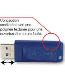 Verbatim Microban 64GB Store 'n' Go USB Flash Drive - 2pk - Blue, Green - 64 GB - USB 2.0 Type A - Blue, Green - Lifetime Warran