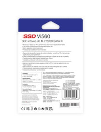 Verbatim Vi560 256 GB Solid State Drive - M.2 2280 Internal - SATA (SATA/600) - Notebook, Desktop PC Device Supported - 110 TB T