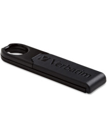 Verbatim 16GB Micro Plus USB Flash Drive - Black - 16 GB - USB 2.0 - Black - 1 Each