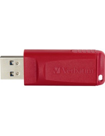 Verbatim 4GB Store 'n' Go USB Flash Drive - Red - 4 GB - USB 2.0 - Red - Lifetime Warranty - 1 Each