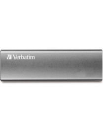 Verbatim Vx500 480 GB Solid State Drive - External - Graphite - Notebook Device Supported - USB 3.1 Type C - 500 MB/s Maximum Re