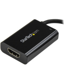 StarTech.com USB C to HDMI 2.0 Adapter 4K 60Hz with 60W Power Delivery Pass-Through Charging - USB Type-C to HDMI Video Converte