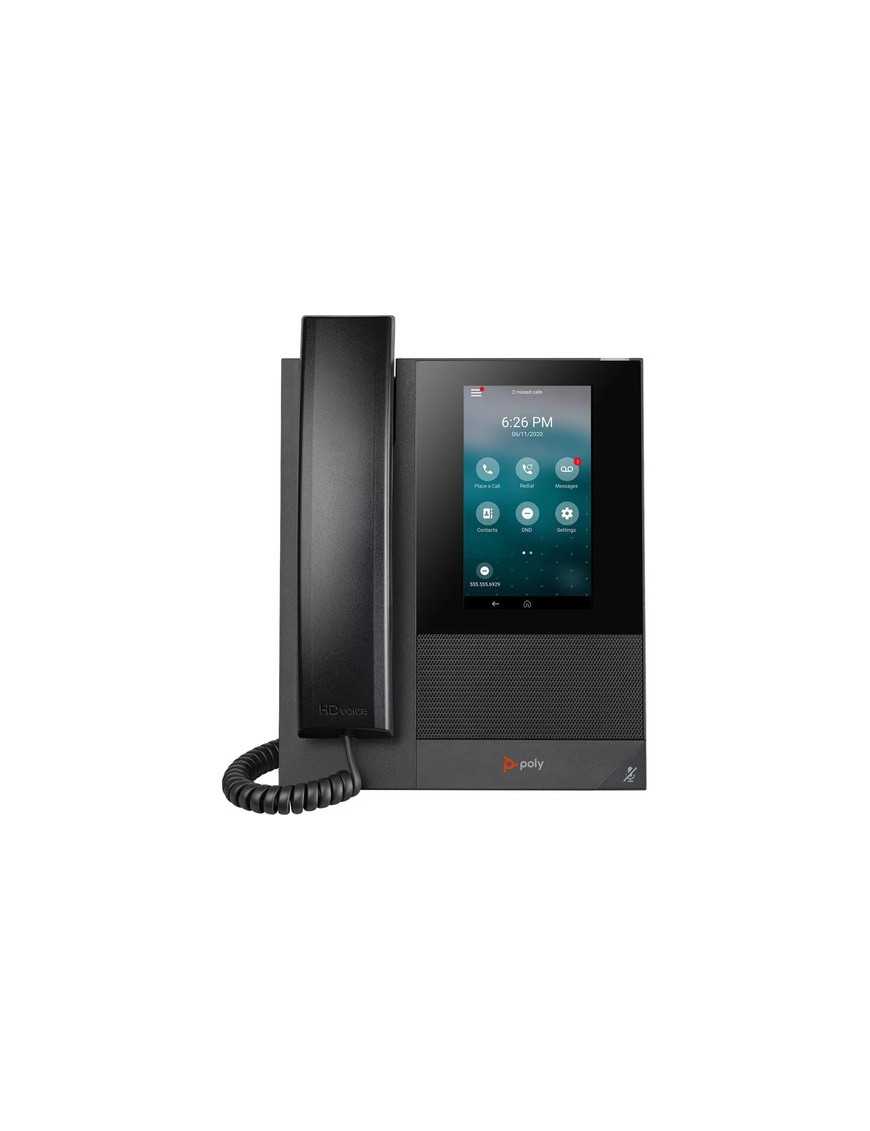 Polycom Poly CCX 400 IP Phone - Corded - Corded - Desktop, Wall Mountable - VoIP - 2 x Network (RJ-45) - PoE Ports