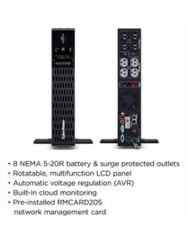 Cyber Power CyberPower Smart App Sinewave PR2000RTXL2UCN 2000VA Rack/Tower UPS - 2U Rack/Tower - AVR - 3 Hour Recharge - 4.30 Mi