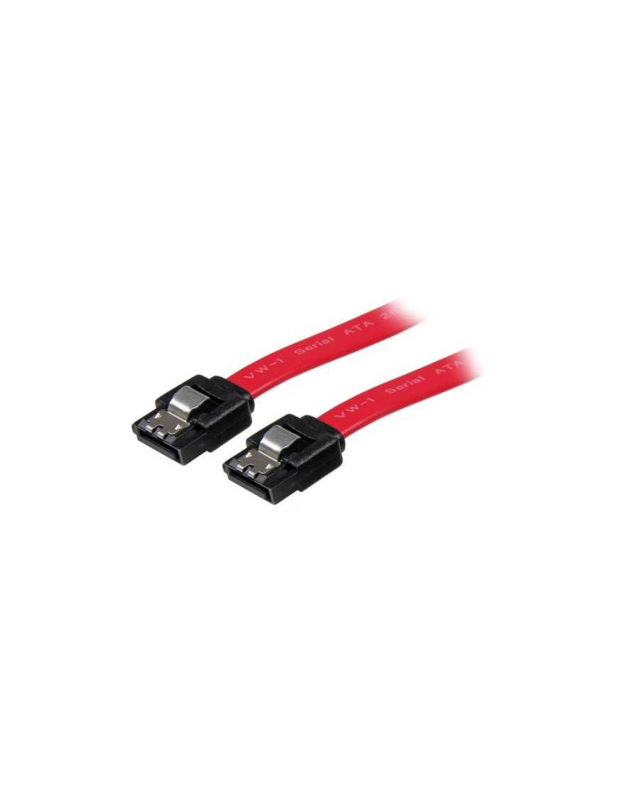 StarTech.com 6in Latching SATA Cable - SATA - SATA - 6 - Red