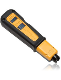 Fluke Networks D914S Impact Punch Down Tool with EverSharp 66/110 Plus Screwdriver Blade - Ergonomic Design