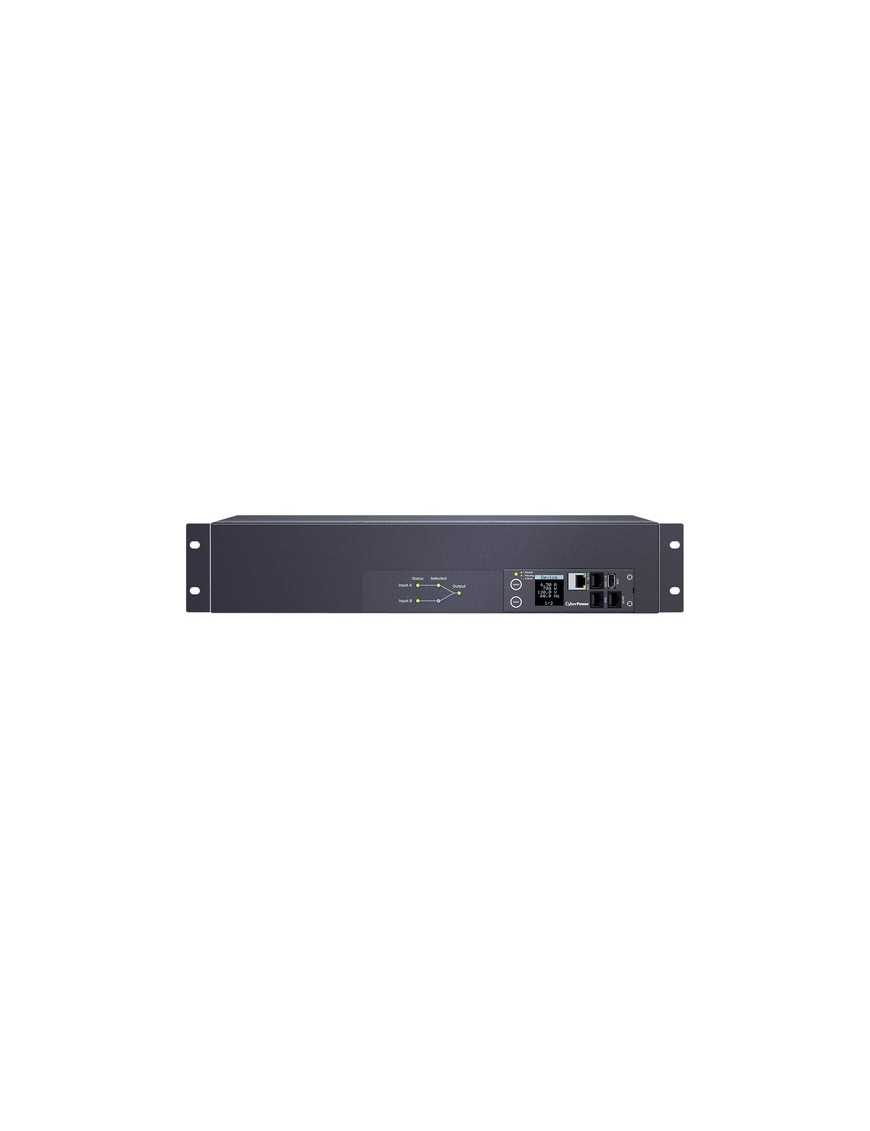 Cyber Power CyberPower Metered ATS PDU PDU44003 17-Outlets PDU - Metered - NEMA L5-30P - 16 x NEMA 5-20R, 1 x NEMA L5-30R - 120 