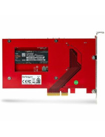 StarTech.com M.2 to U.3 Adapter, For M.2 NVMe SSDs, PCIe M.2 Drive to 2.5inch U.3 (SFF-TA-1001) Host Adapter/Converter, TAA Comp