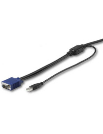 StarTech.com 6 ft. (1.8 m) USB KVM Cable for StarTech.com Rackmount Consoles - VGA and USB KVM Console Cable (RKCONSUV6) - 5.9 f