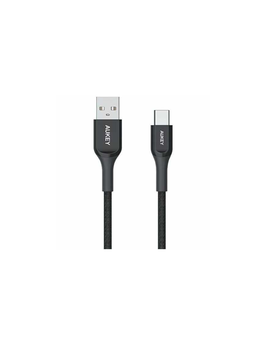 Eva Groups AUKEY USB-A to USB-C Charging and Data Cable Bundle 2M - 6.6 ft USB-C/USB-A Data Transfer Cable for PC, Tablet, Smart