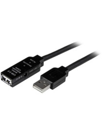 StarTech.com 20m USB 2.0 Active Extension Cable - M/F - Extend the distance between a computer and a USB 2.0 device by 20 meters