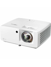 Optoma ZH450ST 3D Short Throw DLP Projector - 16:9 - White - High Dynamic Range (HDR) - Front - 1080p - 30000 Hour Normal Mode -