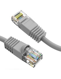 Axiom Memory Axiom 6FT CAT6 UTP 550mhz Patch Cable Snagless Molded Boot (Gray) - 6 ft Category 6 Network Cable for Network Devic