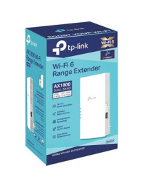 Tp Link TP-Link RE600X Dual Band 802.11ax 1.80 Gbit/s Wireless Range Extender - 2.40 GHz, 5 GHz - Internal - MIMO Technology - 1