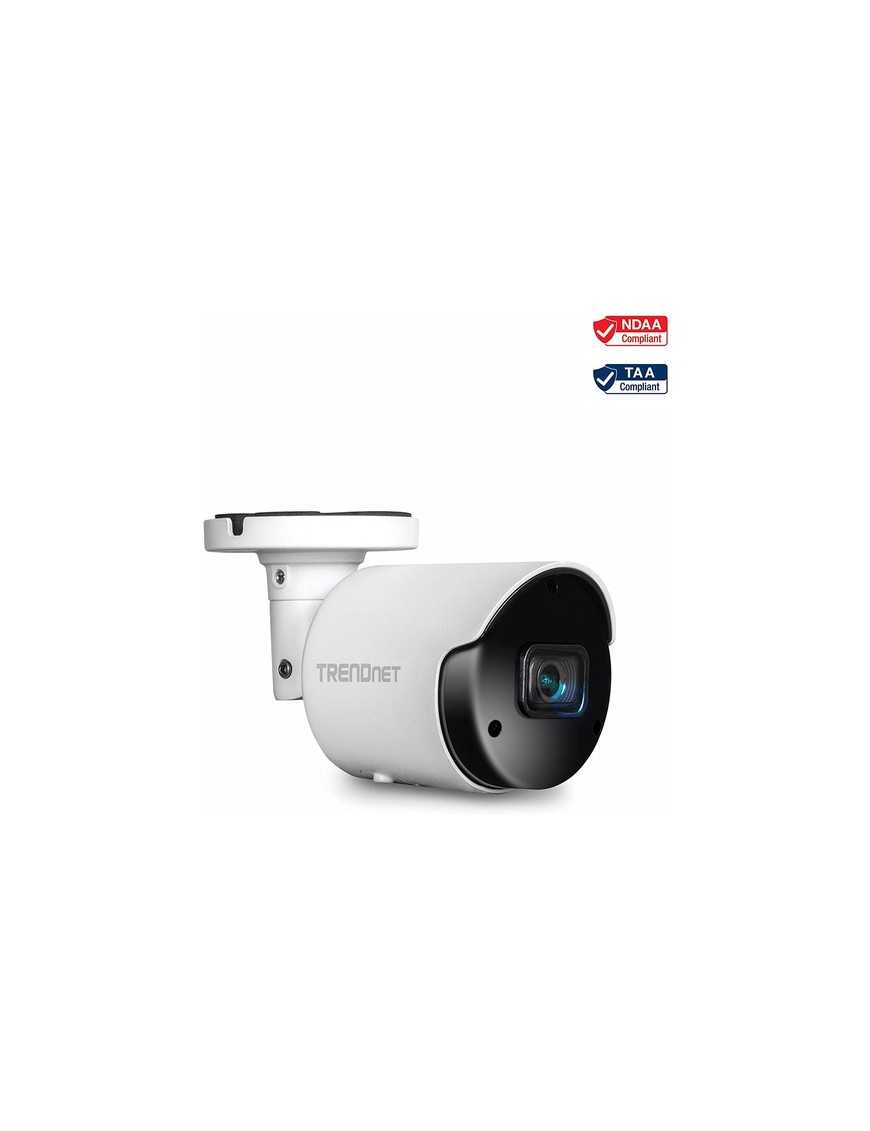 TRENDnet TV-IP1514PI 5 Megapixel Indoor/Outdoor Network Camera - Color - Bullet - TAA Compliant - 98.43 ft (30 m) Infrared Night