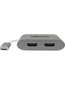 Tripp Lite U444-06N-2H-MST HDMI/USBAudio/Video Adapter - 1 x USB Type C USB 3.1 Thunderbolt 3 Male - 2 x HDMI HDMI 1.4 Digital A