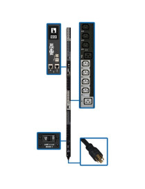 Tripp Lite PDU3EVS6L2130 30-Outlet PDU - Switched - NEMA L21-30P - 6 x IEC 60320 C19, 24 x IEC 60320 C13 - 230 V AC - 0U - Verti