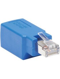 Tripp Lite Cisco Serial Console Rollover Adapter (M/F) - RJ45 to RJ45, Shielded, Blue - 1 x RJ-45 Network Male - 1 x RJ-45 Netwo