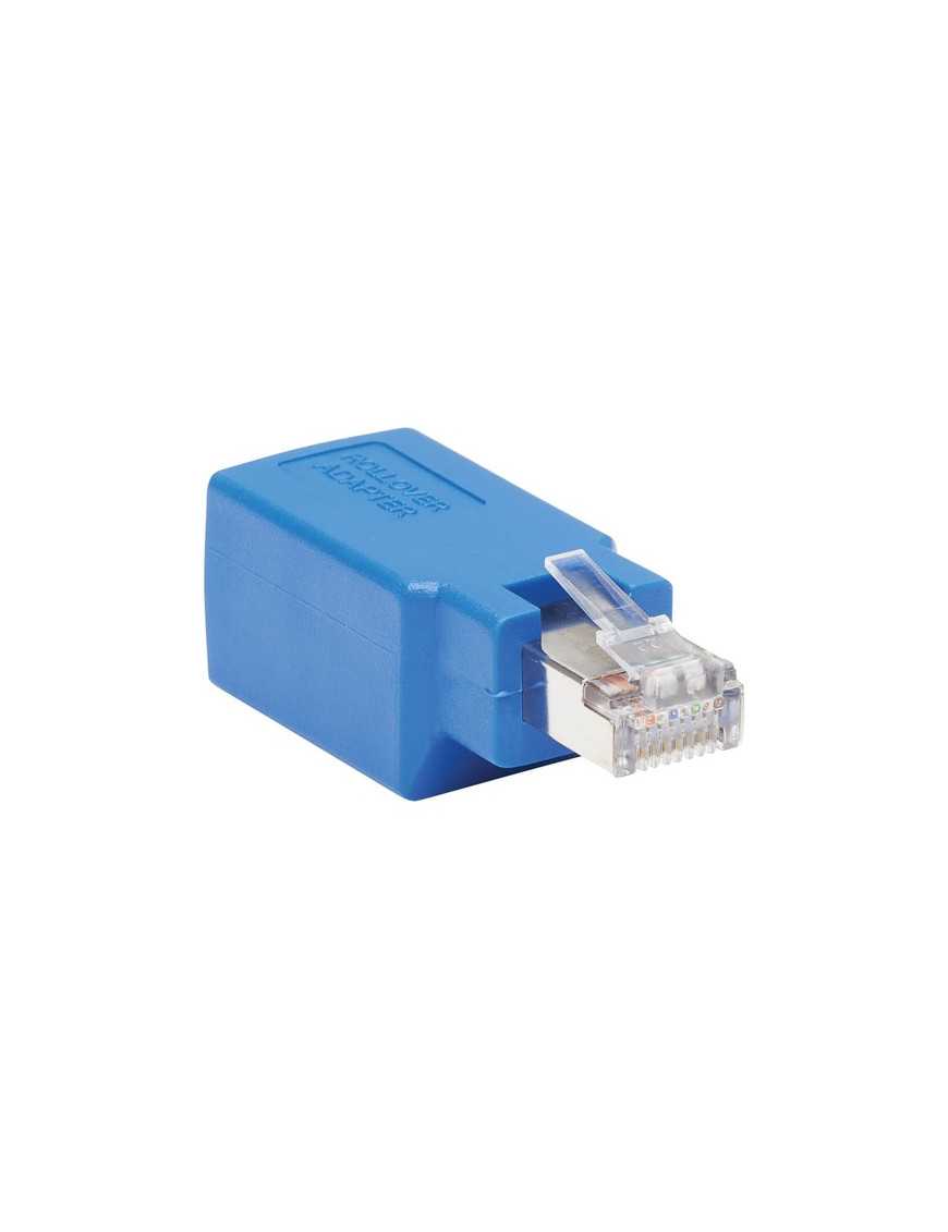 Tripp Lite Cisco Serial Console Rollover Adapter (M/F) - RJ45 to RJ45, Shielded, Blue - 1 x RJ-45 Network Male - 1 x RJ-45 Netwo