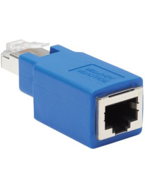 Tripp Lite Cisco Serial Console Rollover Adapter (M/F) - RJ45 to RJ45, Shielded, Blue - 1 x RJ-45 Network Male - 1 x RJ-45 Netwo