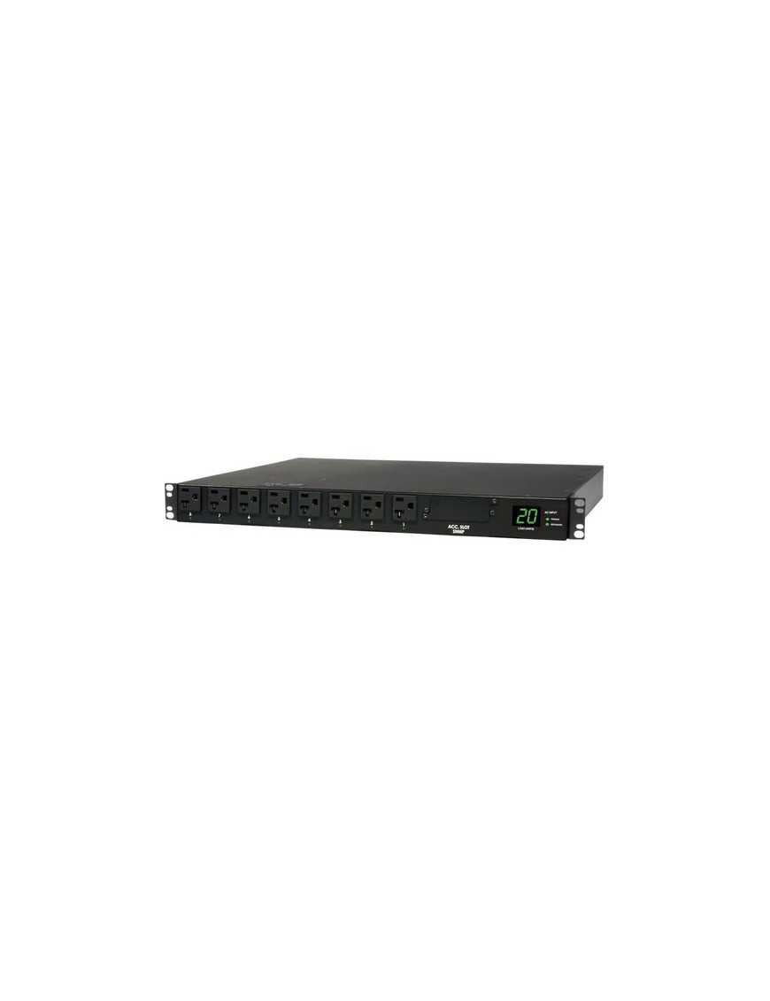 Tripp Lite PDUMH20AT PDU Metered ATS 120V 20A 16 Outlet - 16 x NEMA 5-15/20R - 2.4kVA - 1U Rack-mountable