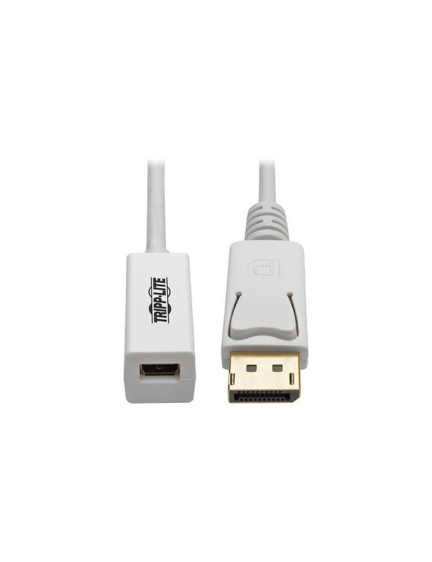 Tripp Lite P134-06N-MDP DisplayPort to Mini DisplayPort Cable Adapter (M/F), 6 in - 6" DisplayPort/Mini DisplayPort A/V Cable fo