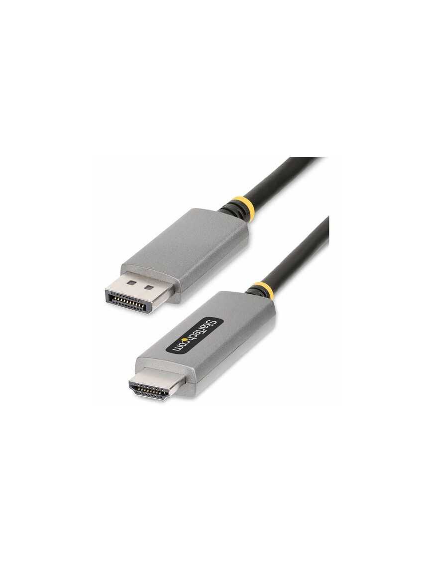 StarTech.com DisplayPort/HDMI Audio/Video Cable - 6 ft DisplayPort/HDMI A/V Cable for Desktop Computer, Monitor - First End: 1 x