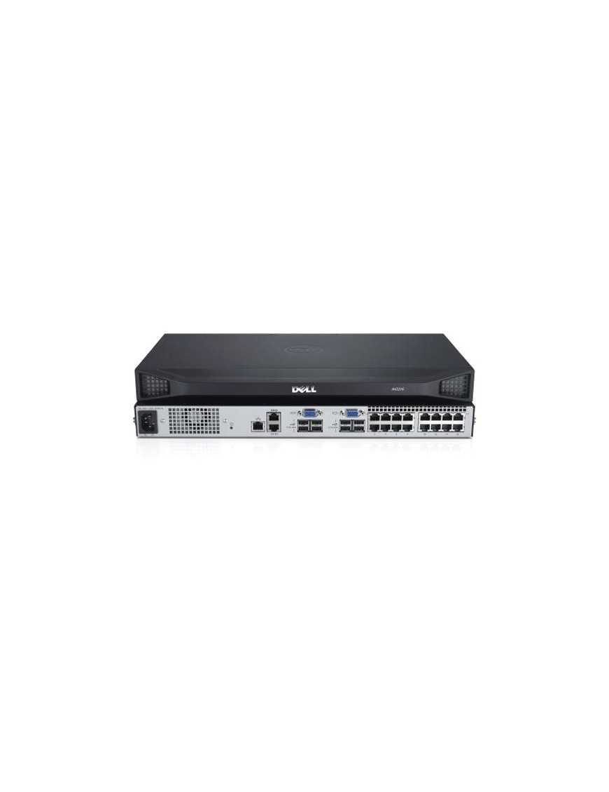 Vertiv Dell Analog KVM Switch DAV2216 - TAA Compliant - 16 Computer(s) - 2 Local User(s) - 1600 x 1200Network (RJ-45)USBVGA - Ra