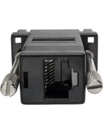 Tripp Lite P440-89FF DB9 to RJ45 Modular Serial Adapter (F/F) - 1 x 9-pin DB-9 Serial Female - 1 x RJ-45 Network Female - Black