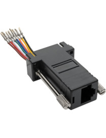 Tripp Lite P440-89FF DB9 to RJ45 Modular Serial Adapter (F/F) - 1 x 9-pin DB-9 Serial Female - 1 x RJ-45 Network Female - Black