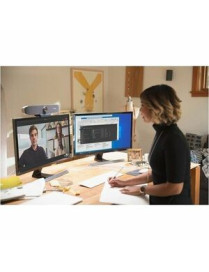 HP Inc. Poly Studio P15 Video Conferencing Camera - USB 3.0 Type C - Full HD - 3840 x 2160 Video - Tripod Mount - Microphone - W