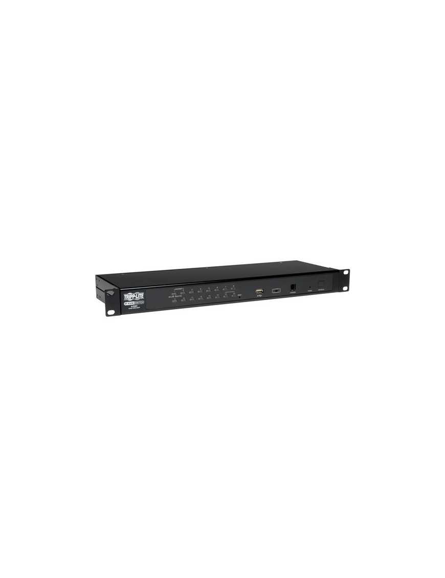 Tripp Lite NetDirector 16-Port 1U Rack-Mount IP KVM Switch - 16 Computer(s) - 1 Local User(s) - 1 Remote User(s) - 2048 x 1536 -