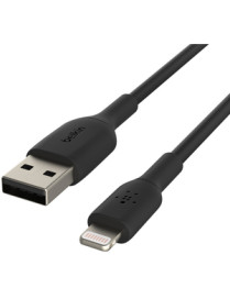 Belkin BoostCharge Lightning to USB-A Cable (1 meter / 3.3 foot, Black) - 3.3 ft Lightning/USB Data Transfer Cable - First End: 