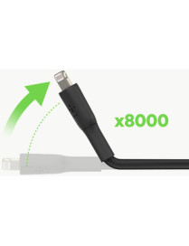 Belkin BoostCharge Lightning to USB-A Cable (1 meter / 3.3 foot, Black) - 3.3 ft Lightning/USB Data Transfer Cable - First End: 