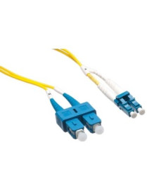 Axiom Memory Axiom LC/SC Singlemode Duplex OS2 9/125 Fiber Optic Cable 1m - 3.3 ft Fiber Optic Network Cable for Network Device 