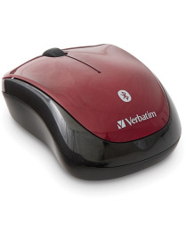 Verbatim Bluetooth® Wireless Tablet Multi-Trac Blue LED Mouse - Garnet - Blue LED/Optical - Wireless - Bluetooth - Garnet - 1 Pa