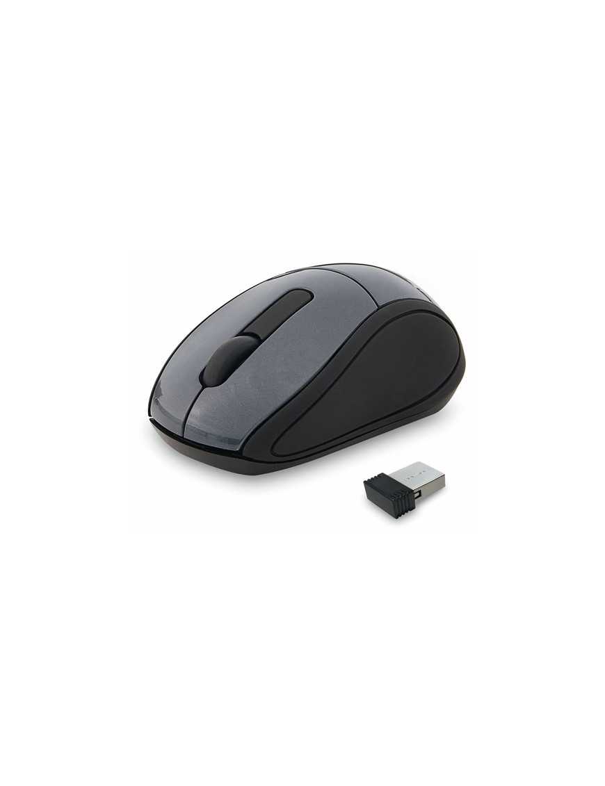 Verbatim Wireless Mini Travel Optical Mouse - Graphite - Optical - Wireless - Radio Frequency - Graphite - 1 Pack - USB - 1600 d