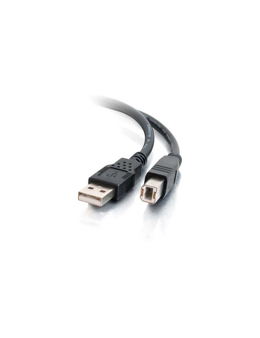 C2G USB 2.0 Cable - Type A Male USB - Type B Male USB - 1m - Black