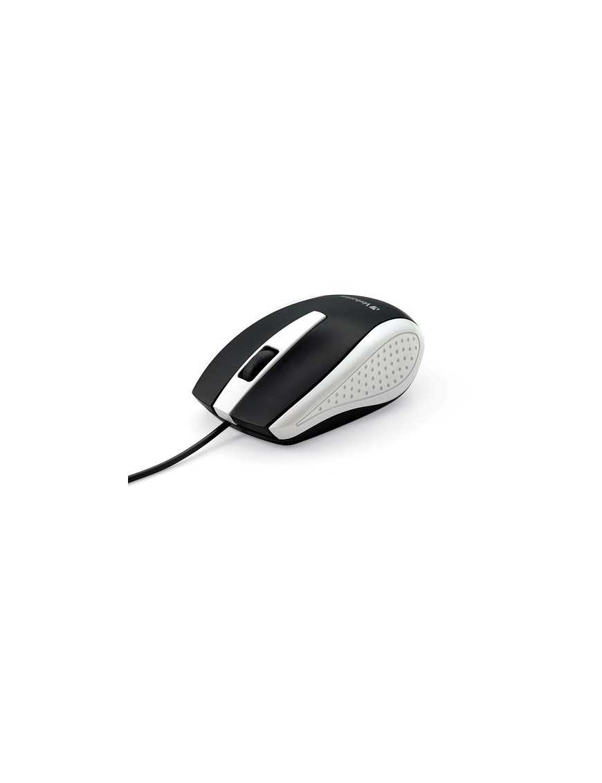 Verbatim Corded Notebook Optical Mouse - White - Optical - Cable - White - 1 Pack - USB Type A - Scroll Wheel - 3 Button(s)