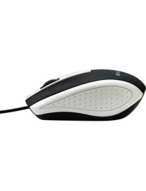 Verbatim Corded Notebook Optical Mouse - White - Optical - Cable - White - 1 Pack - USB Type A - Scroll Wheel - 3 Button(s)