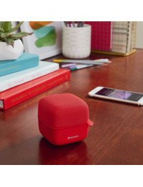 Verbatim Bluetooth Speaker System - Red - 100 Hz to 20 kHz - TrueWireless Stereo - Battery Rechargeable - 1 Pack