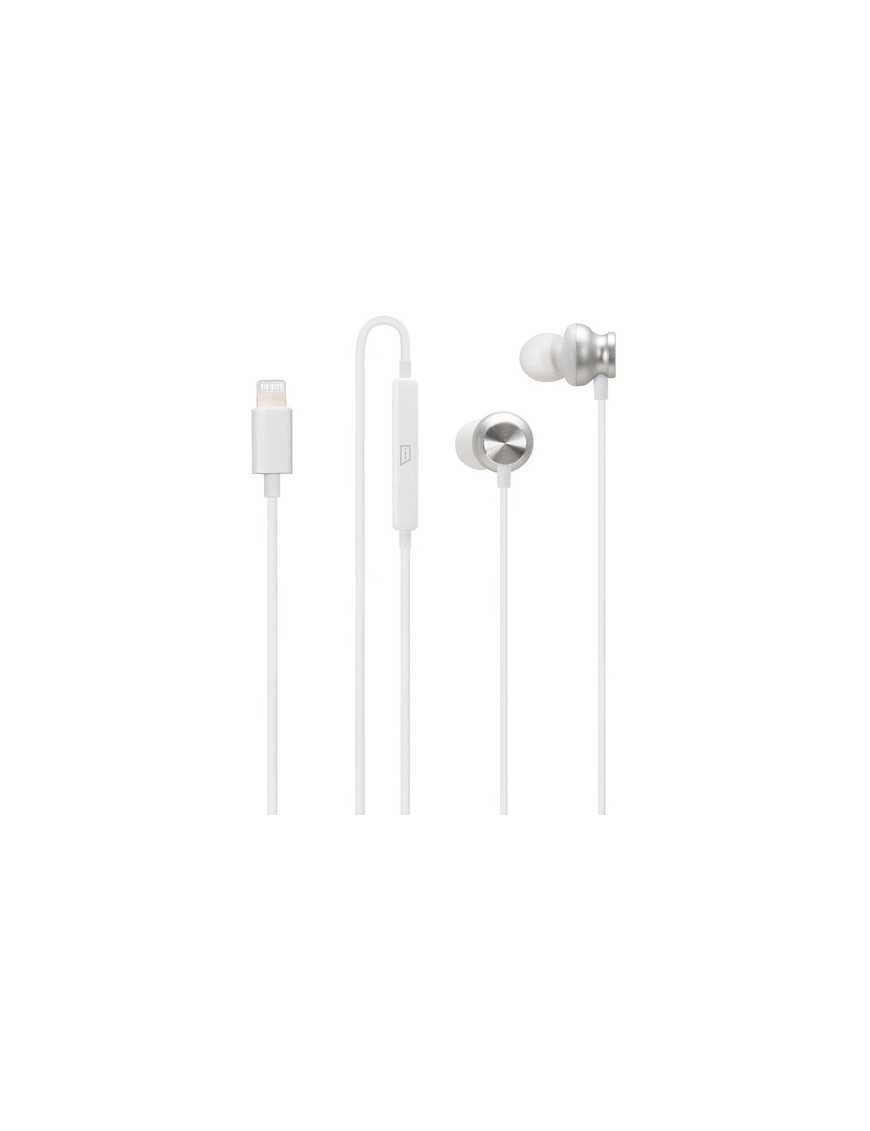 Targus iStore Lightning Earbuds - Luxe Matte Off-White - Stereo - Lightning Connector - Wired - Earbud - Binaural - In-ear - 4.3